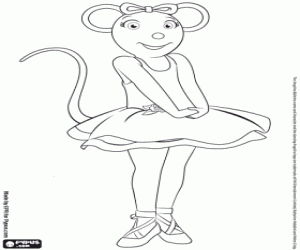Ballerina Coloring Pages on Angelina Ballerina Coloring Pages  Angelina Ballerina Coloring Book
