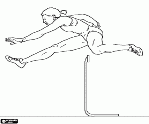 Athlete Jumping