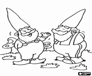 Gnome Coloring Pages