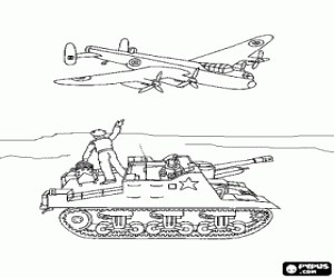 army tank coloring