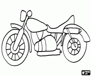 motorcycle coloring pictures