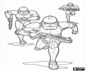 clone trooper coloring pages