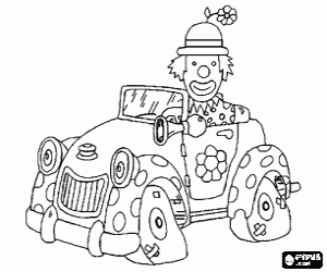 Cars Coloring on Clowns Coloring Pages  Clowns Coloring Book  Clowns Printable Color
