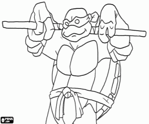 Donatello Coloring Pages