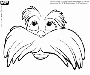 Seuss Coloring Pages on Lorax Coloring Pages  Lorax Coloring Book  Lorax Printable Color Pages