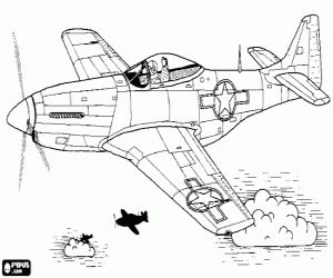 Airplane Coloring Sheets on Fighter Aircraft Coloring Page