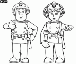 Fireman Sam Coloring