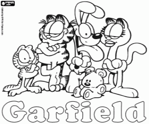 Garfield Coloring Pages on Garfield Coloring Pages  Garfield Coloring Book  Garfield Printable