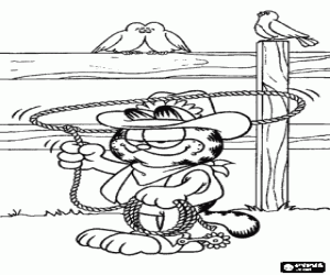 Coloring Page Garfield