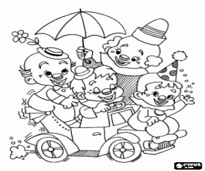 Cars Coloring Sheets on Coloring Pages  Clowns Coloring Book  Clowns Printable Color Pages