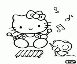  Kitty Coloring on Hello Kitty Coloring Pages  Hello Kitty Coloring Book  Hello Kitty