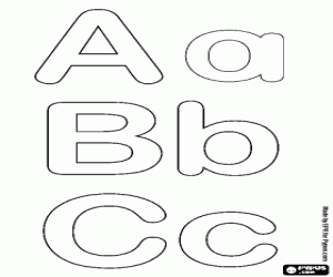 Alphabet Coloring Sheets on Letters   Alphabet Coloring Pages  Letters   Alphabet Coloring Book