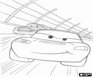 Race  Coloring on Cars Coloring Pages  Cars Coloring Book  Cars Printable Color Pages