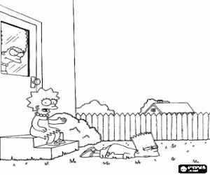 marge coloring pages