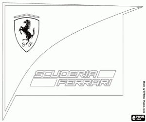 Ferrari Coloring Sheet