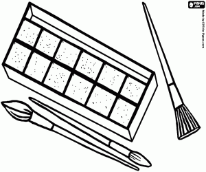 Makeup Brush Case on Fashion And Beauty Coloring Pages  Fashion And Beauty Coloring Book