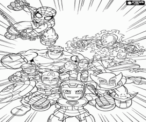 Super Hero Squad coloring pages, Super Hero Squad coloring book, Super