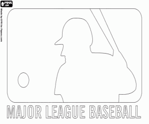 official major league baseball coloring pages - photo #1