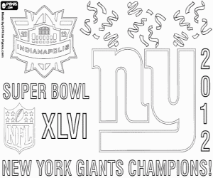 new york giants football coloring pages - photo #16