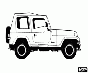 Coloring Pages Jeep