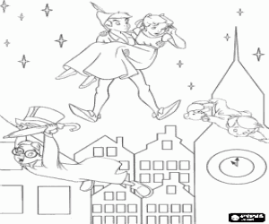 Tinkerbell Coloring Sheets on Coloring Pages  Peter Pan Coloring Book  Peter Pan Printable Color