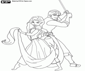 Tangled Coloring Pages on Tangled   Rapunzel Coloring Pages  Tangled   Rapunzel Coloring Book