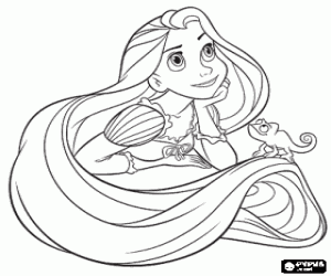 Tangled Coloring Sheets on Tangled   Rapunzel Coloring Pages  Tangled   Rapunzel Coloring Book
