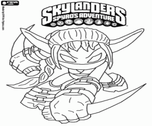  Coloring Pages on Skylander Stealth Elf  The Ninja Warrior  Life Skylanders