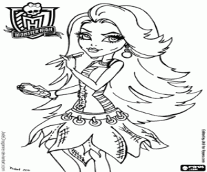 Monster Coloring Pages on Monster High Coloring Pages  Monster High Coloring Book  Monster High