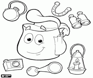 Coloring Pages Backpack