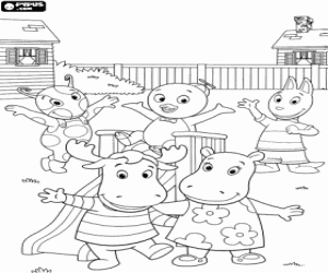 Backyardigans Coloring Pages