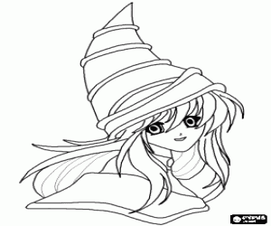 magician girl coloring pages - photo #47