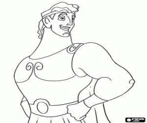 Hercules Colouring Pages