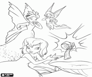 tinker bell coloring pages 2