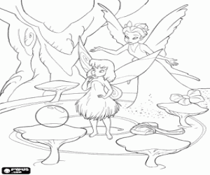 tinker bell coloring pages