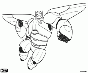 show me more baymax ball colouring pages